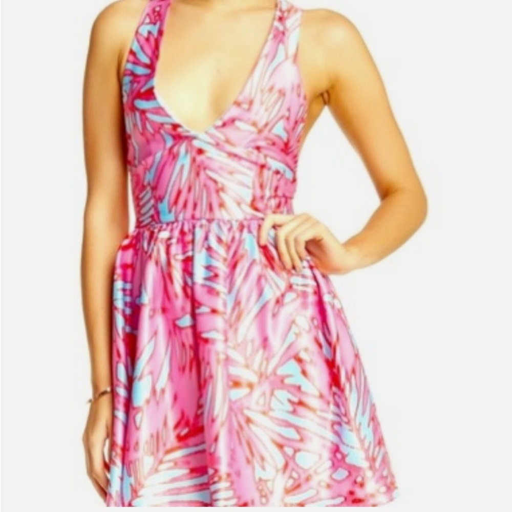 Romeo & Juliet Couture Tropical Print Dress | Size Medium